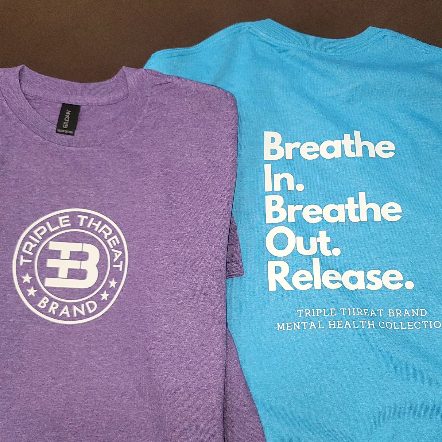 "BREATHE/RELEASE" TEE