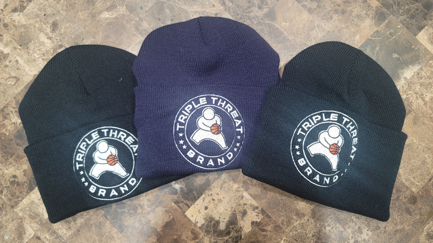 TRIPLE THREAT BRAND SKULLY CAP