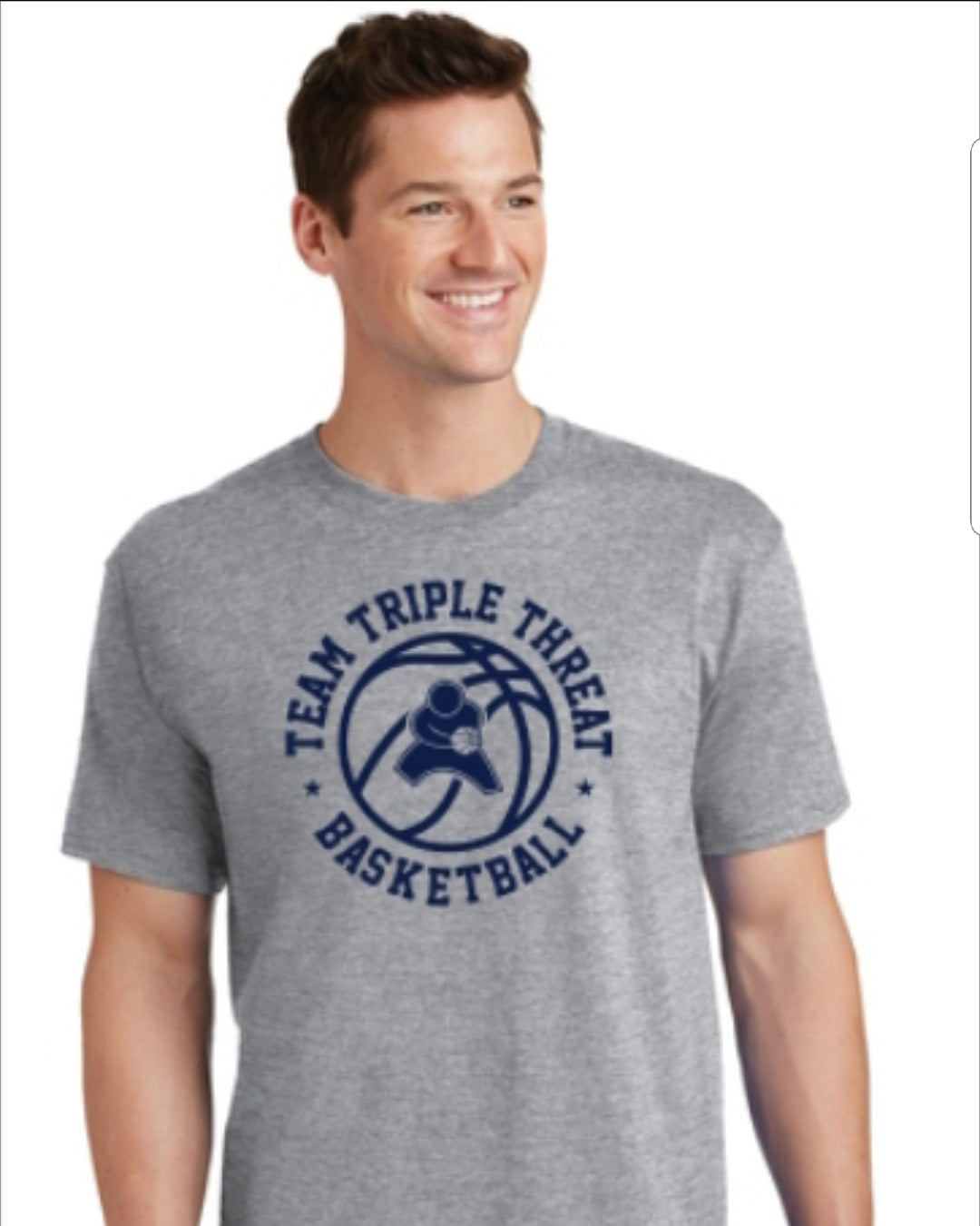 TEAM TRIPLE THREAT "BASKETBALL" TEE